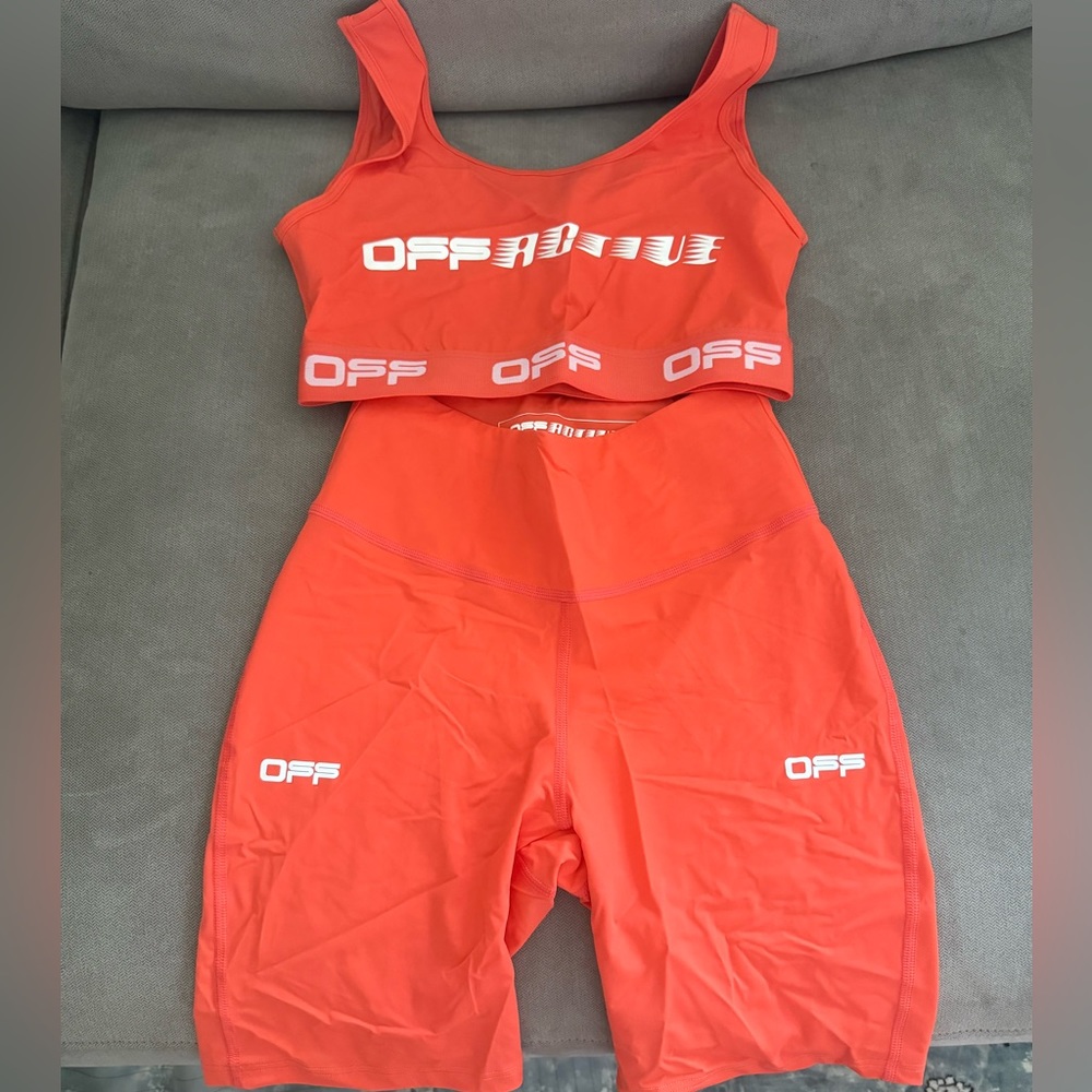 OFF WHITE athletic set